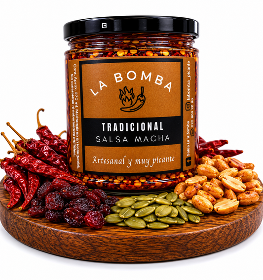 Salsa macha tradicional