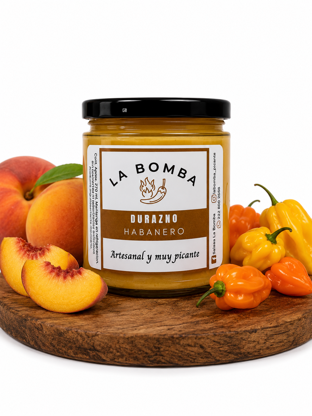 Salsa de durazno